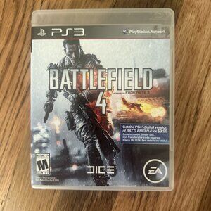 Battlefield 4 - Sony PlayStation 3 Tested Working Rated Mature